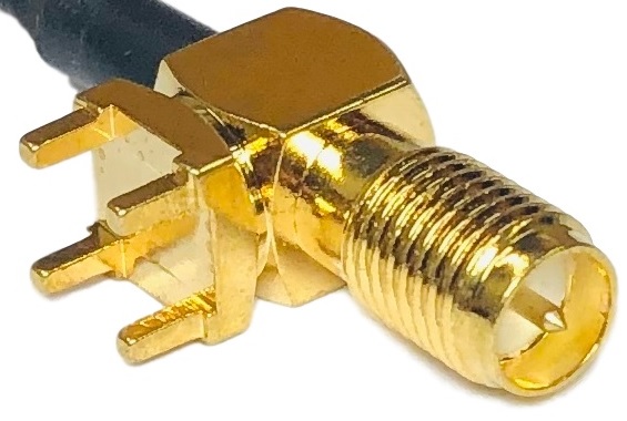RP-SMA Female PCB Tall