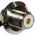 UHF Female Angle Bulkhead