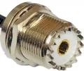 UHF Female BULKHEAD