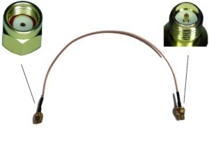 10 INCH RP-SMA Male to RPSMA Female Extension Cable RG178 High Quality LOW LOSS