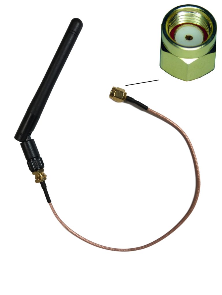 2dBi WiFi Antenna 2.4ghz / 5.8ghz and 10 INCH RP-SMA Extension Cable RG178 USA