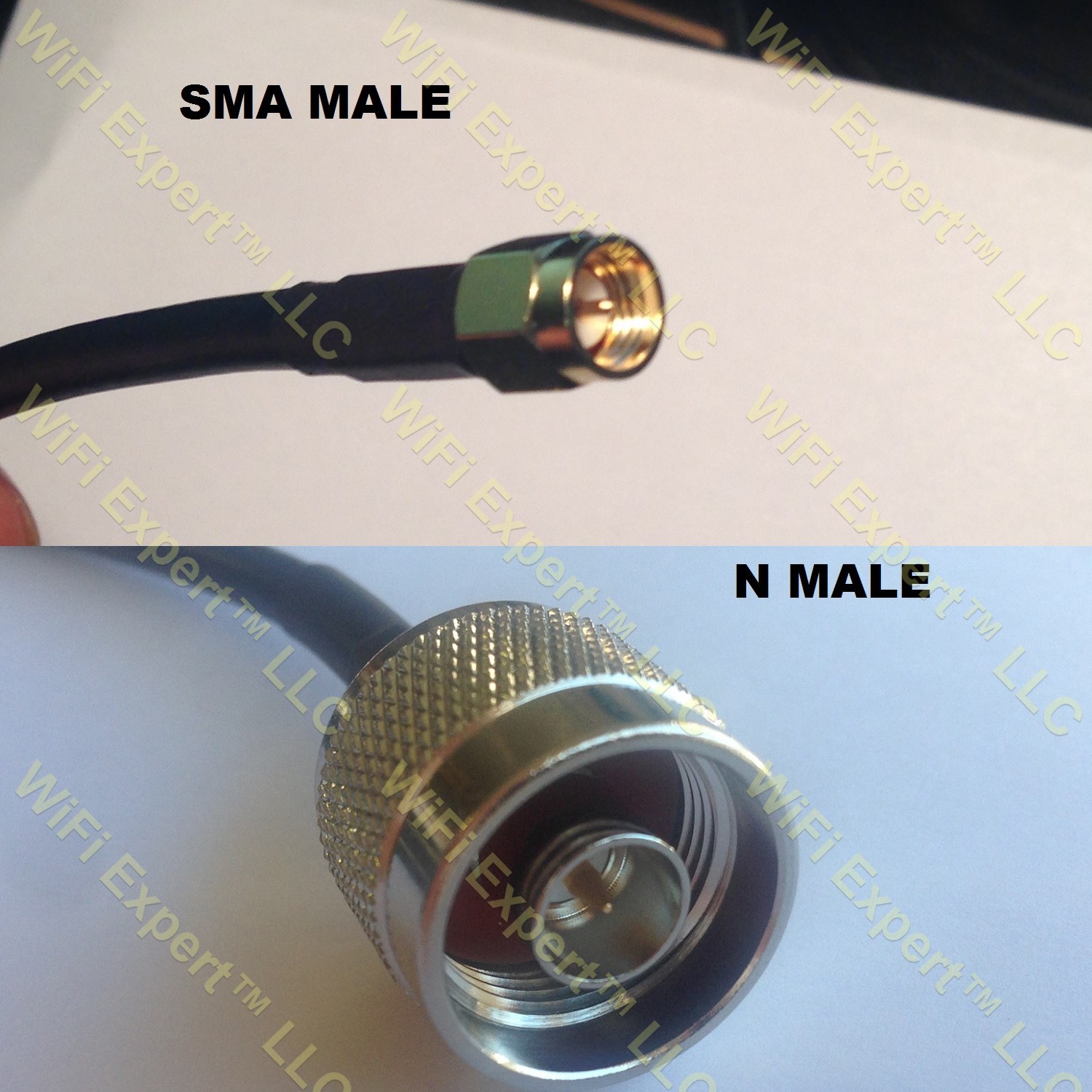 LMR400 SMA MALE to N MALE Coaxial RF Pigtail Cable
