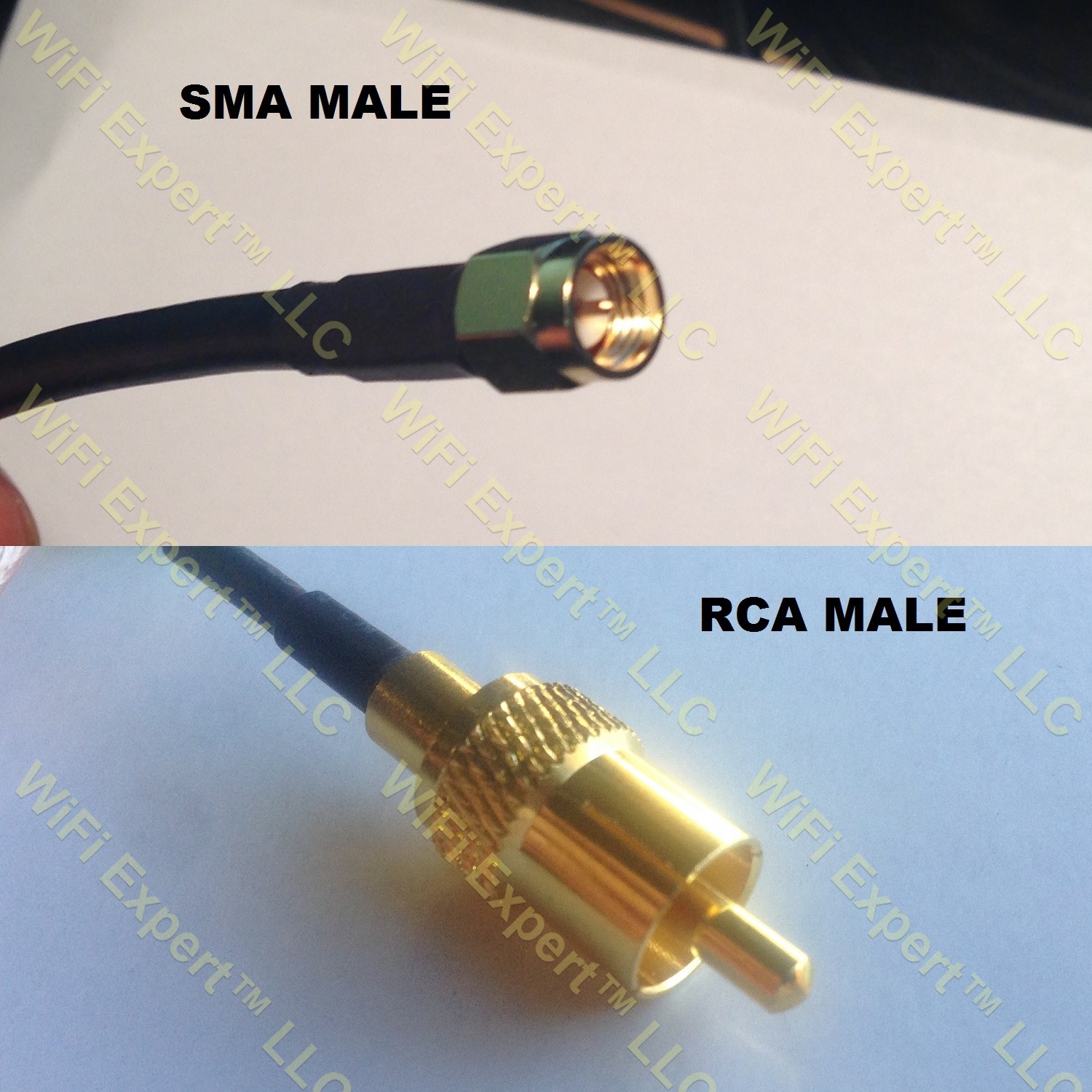RG316 SMA MALE to RCA MALE Coaxial RF Pigtail Cable RF Coaxial Cables