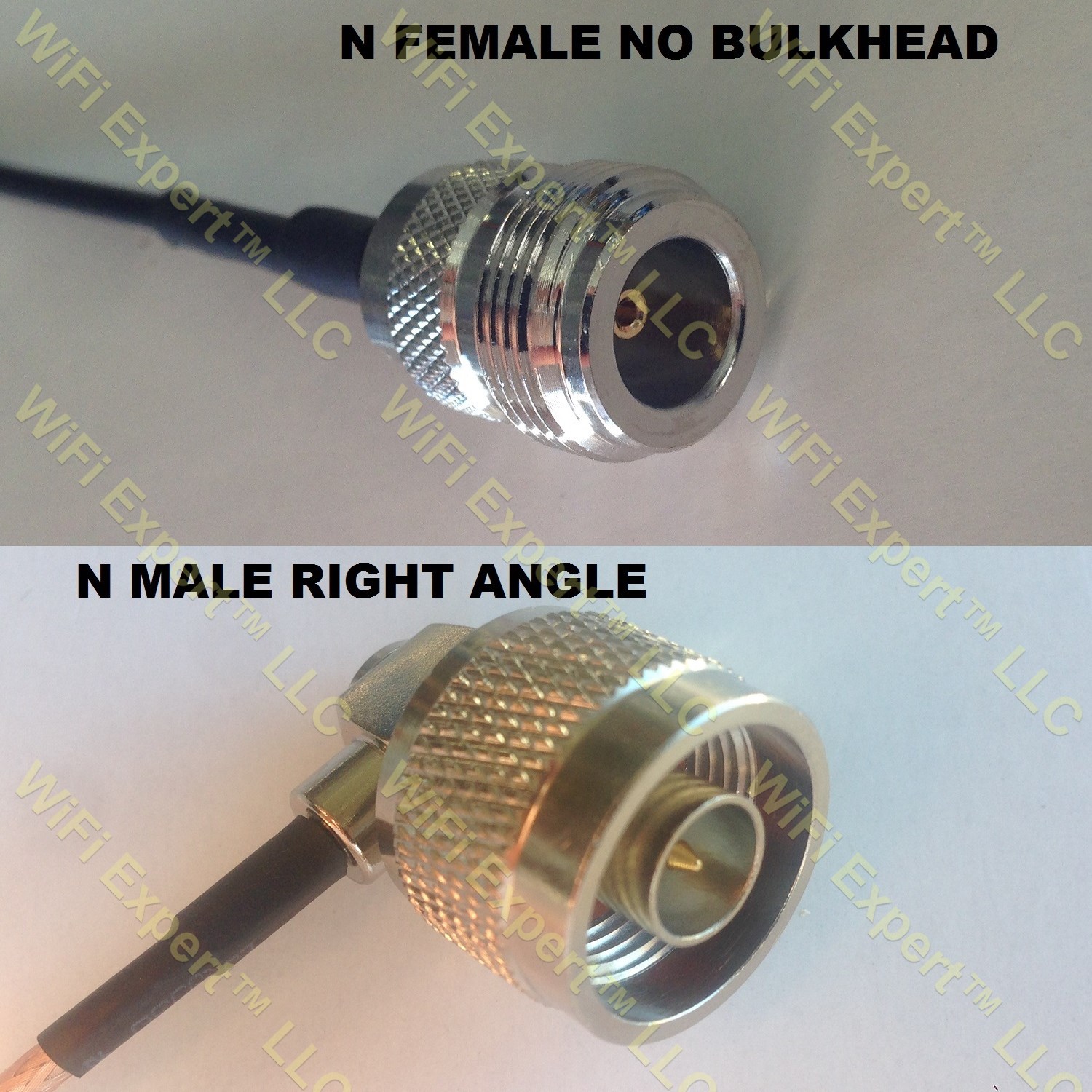LMR400 N FEMALE to N MALE ANGLE Coaxial RF Pigtail Cable