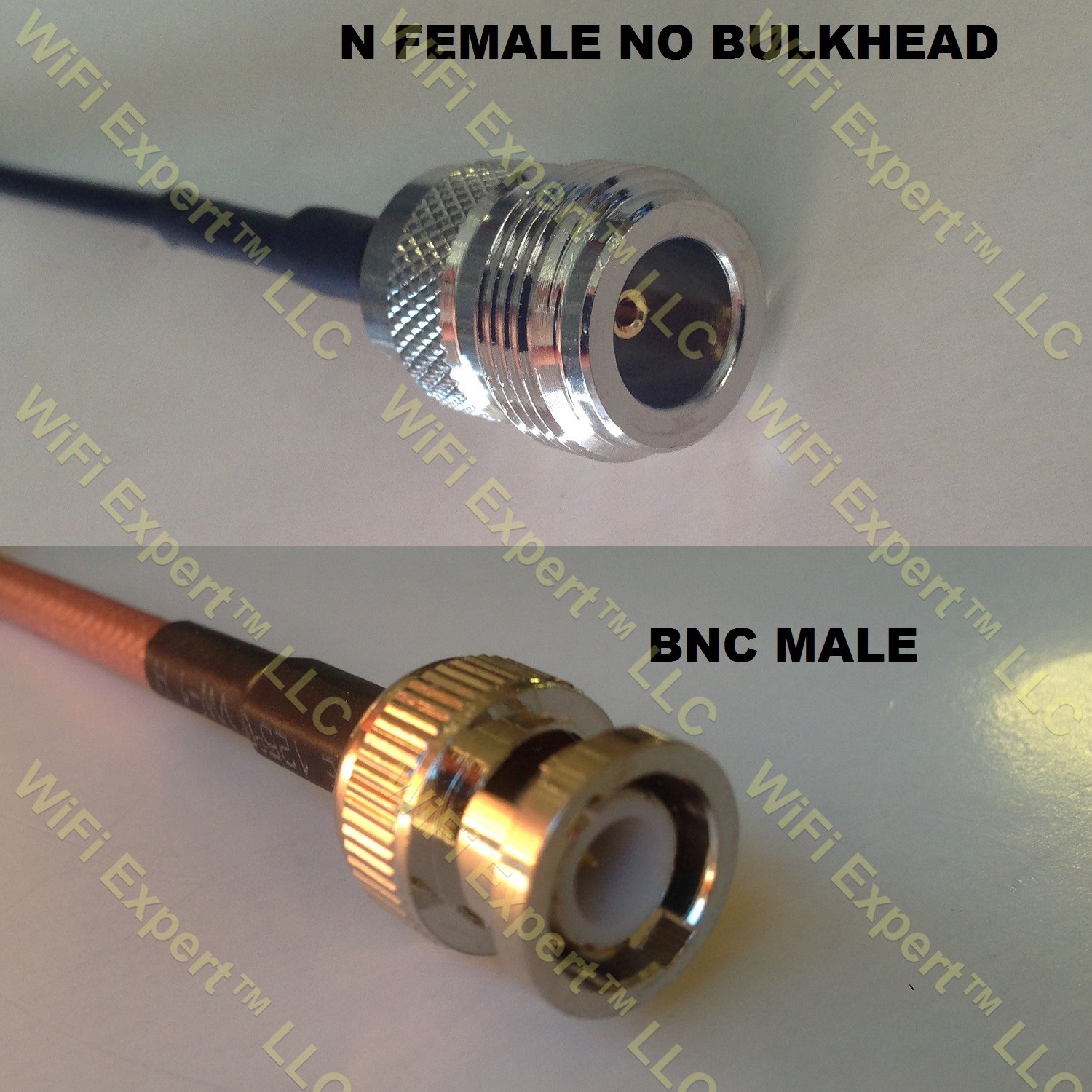 LMR100 N FEMALE to BNC MALE Coaxial RF Pigtail Cable