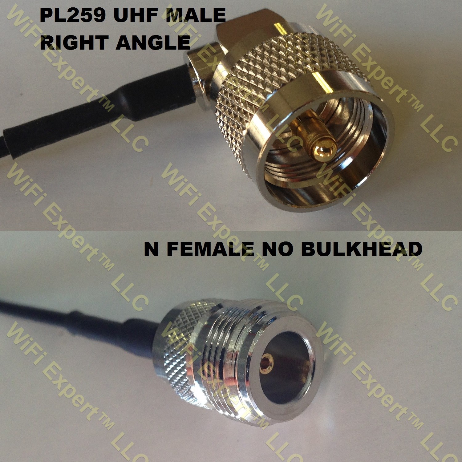 LMR400 UHF Male Angle to N FEMALE Coaxial RF Pigtail Cable