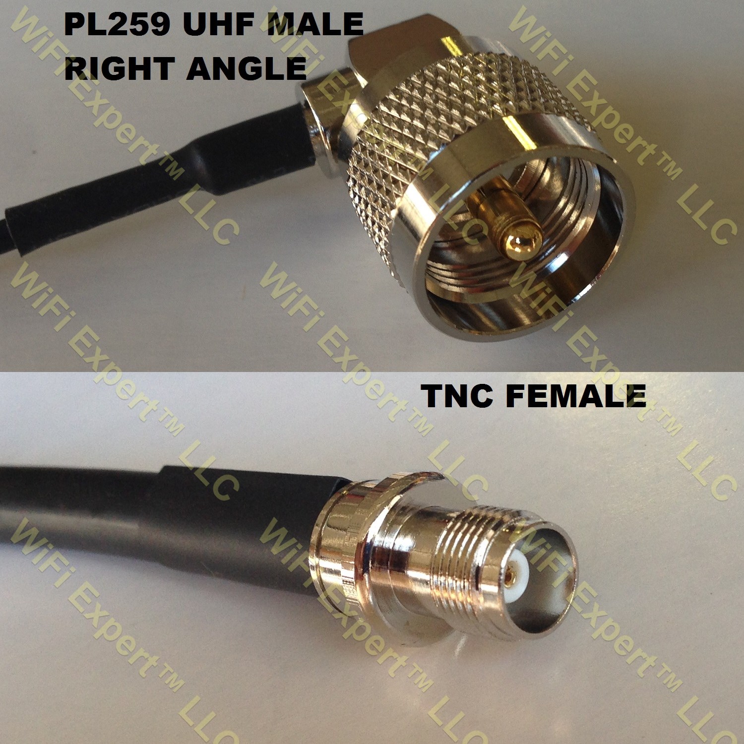 LMR400 UHF Male Angle to TNC FEMALE Coaxial RF Pigtail Cable