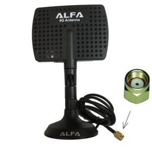 Alfa 6 dBi 2.5-2.7 GHz panel antenna & base for Clear Hub Express APA-M252706