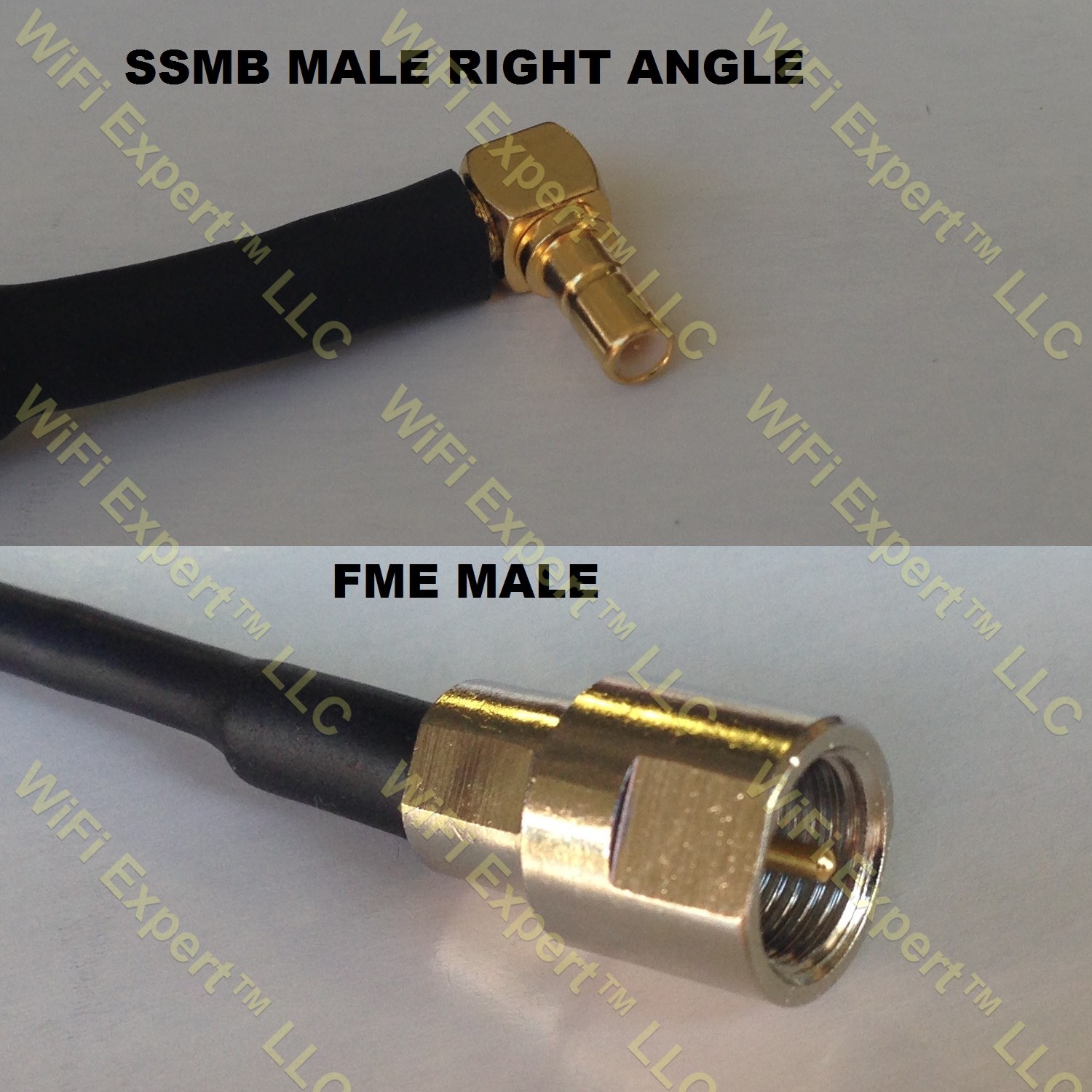 LMR100 SSMB Male Angle to FME MALE Coaxial RF Pigtail Cable