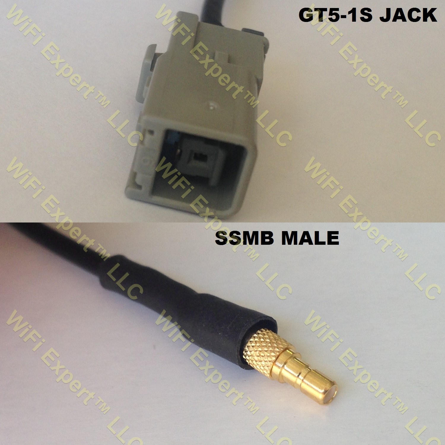 RG316 GT5-1S to SSMB Male Coaxial RF Pigtail Cable