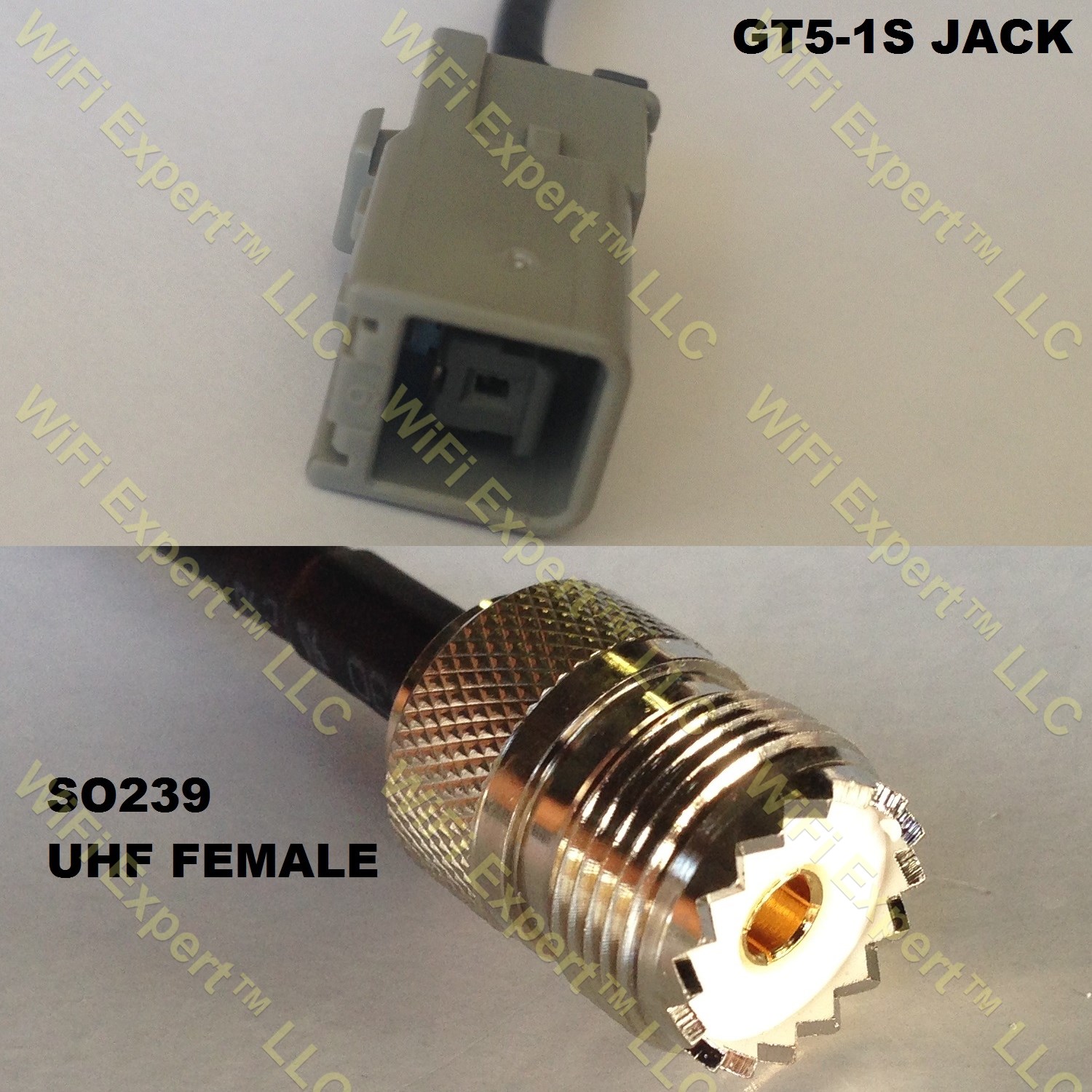 RG316 GT5-1S to SO239 UHF Female Coaxial RF Pigtail Cable