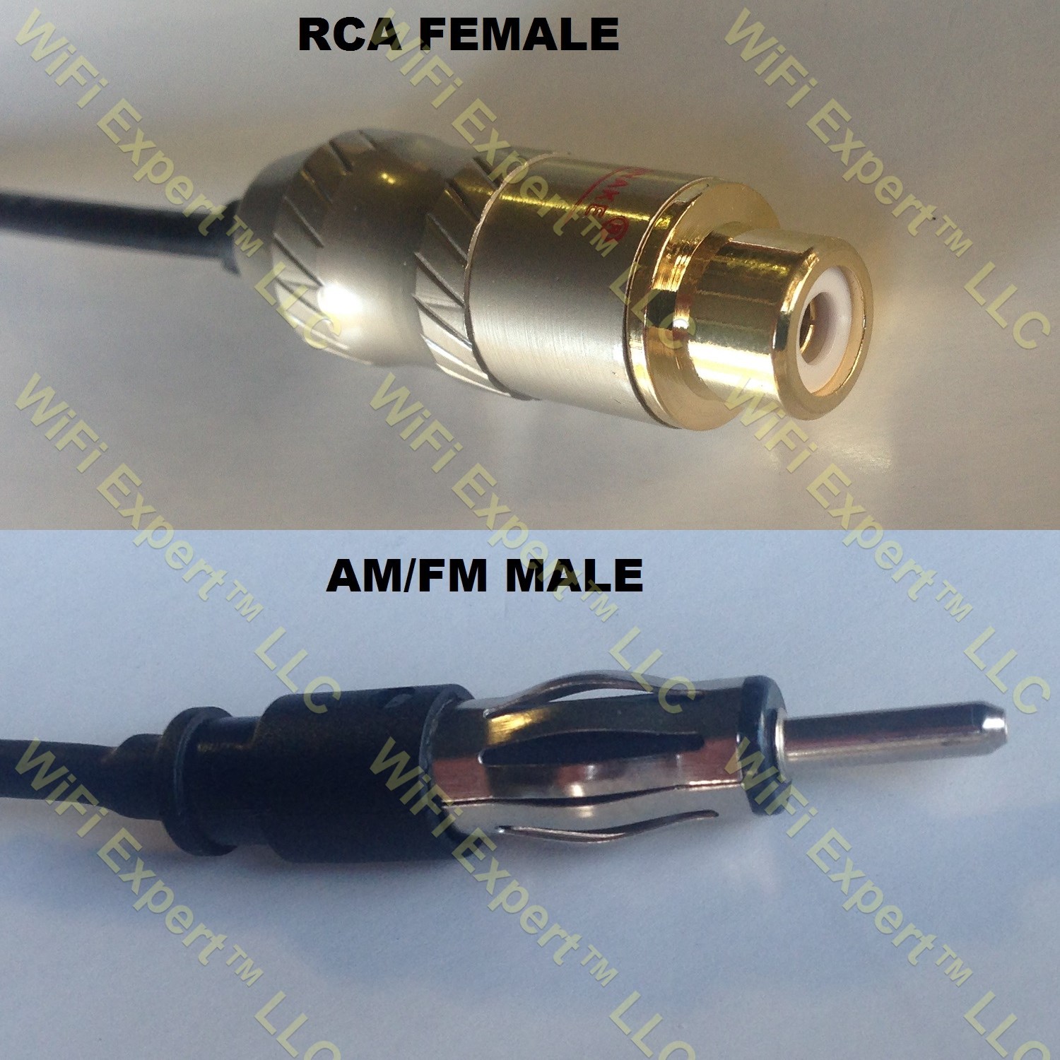 RG316 RCA FEMALE to AM/FM MALE Coaxial RF Pigtail Cable RF Coaxial