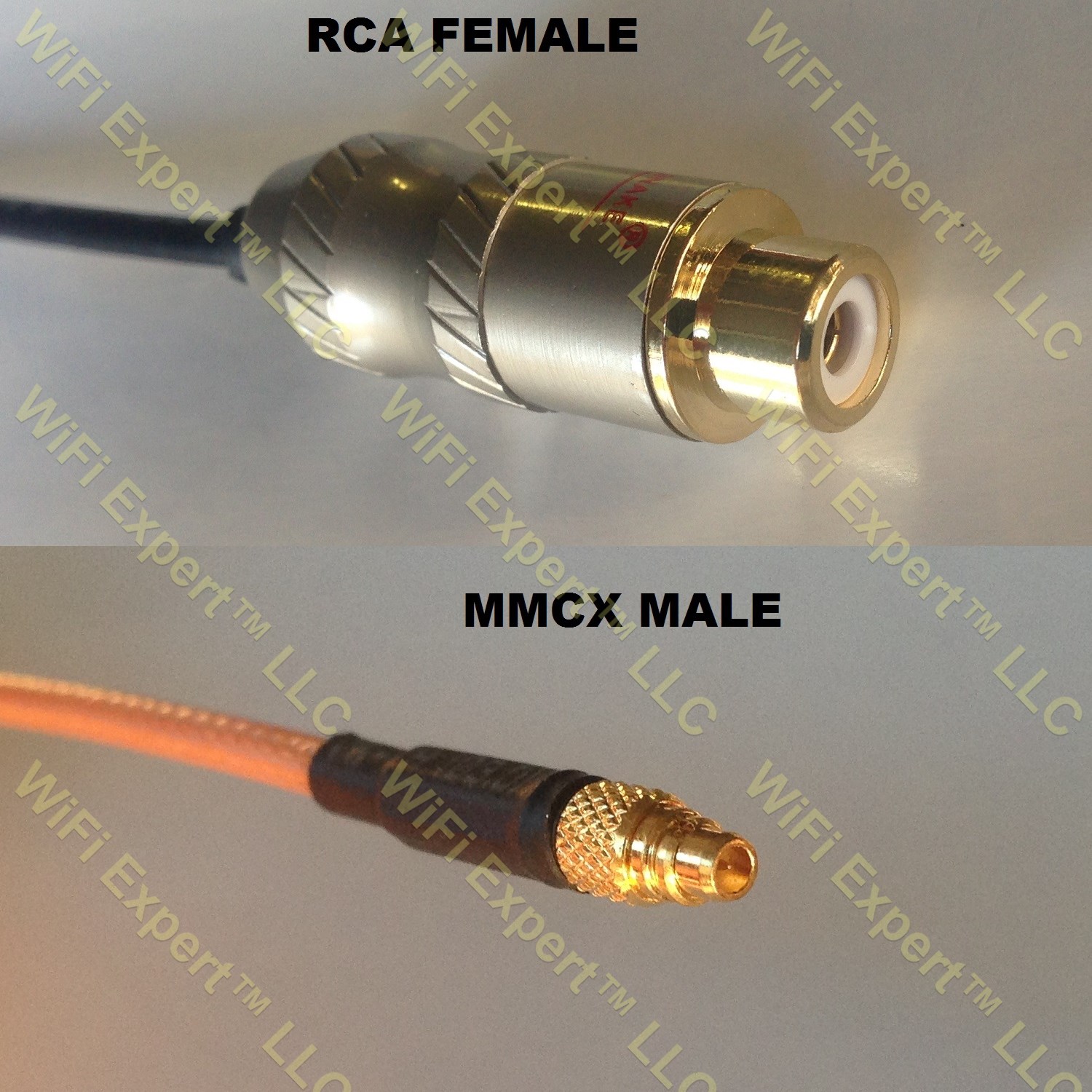 RG316 RCA FEMALE to MMCX MALE Coaxial RF Pigtail Cable