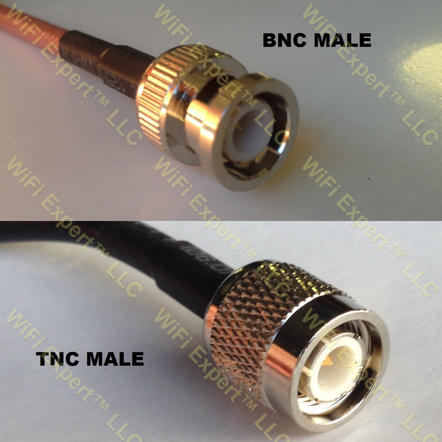 LMR400 BNC MALE to TNC MALE Coaxial RF Pigtail Cable