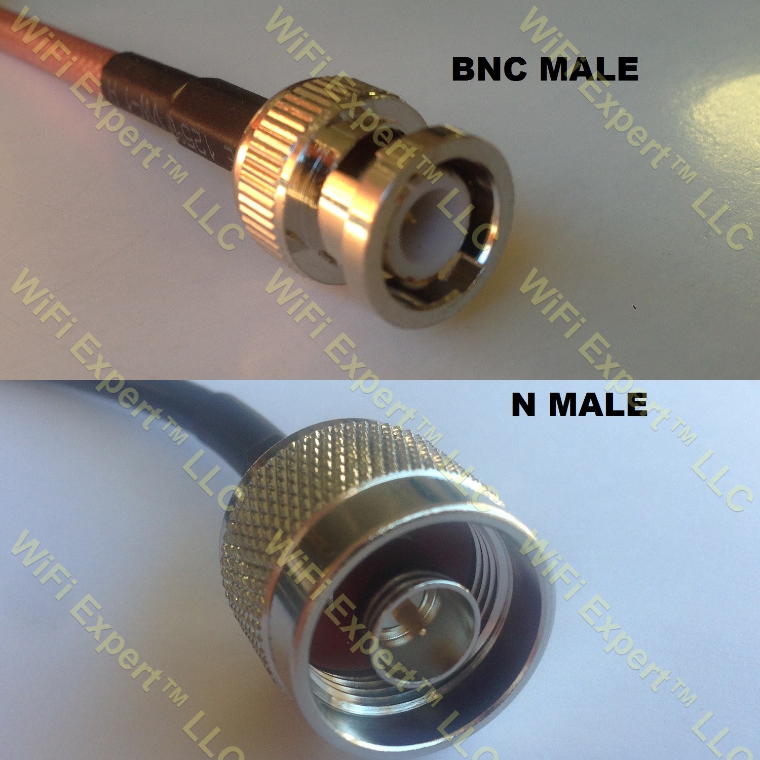 LMR400 BNC MALE to N MALE Coaxial RF Pigtail Cable