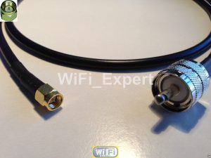 RG58 PL259 UHF MALE to SMA MALE Coaxial RF Pigtail Cables