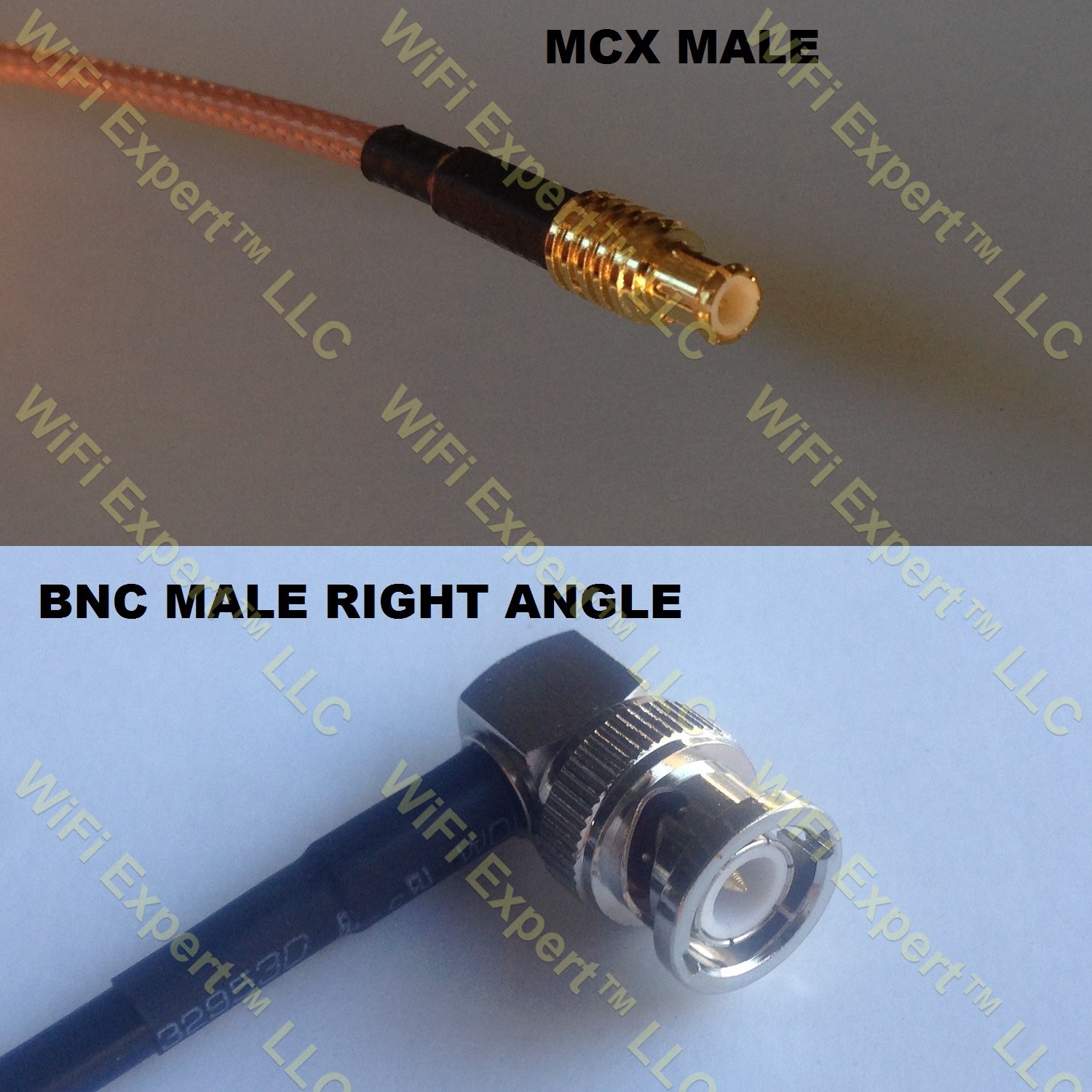 USA-CA RG316 N MALE to MCX MALE Coaxial RF Pigtail Cable 