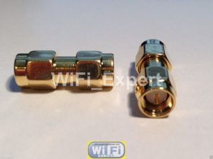 SMA male to SMA male RF Adapter Connector Connect 2 Females USA