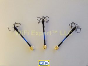 FPV Clover Leaf Omni-Directional Circular Polarized 5.8GHz Video Audio Antennas