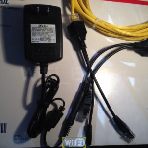 COMPLETE 12V 1.25A Power over Ethernet Passive PoE Injector Splitter Kit 25' USA