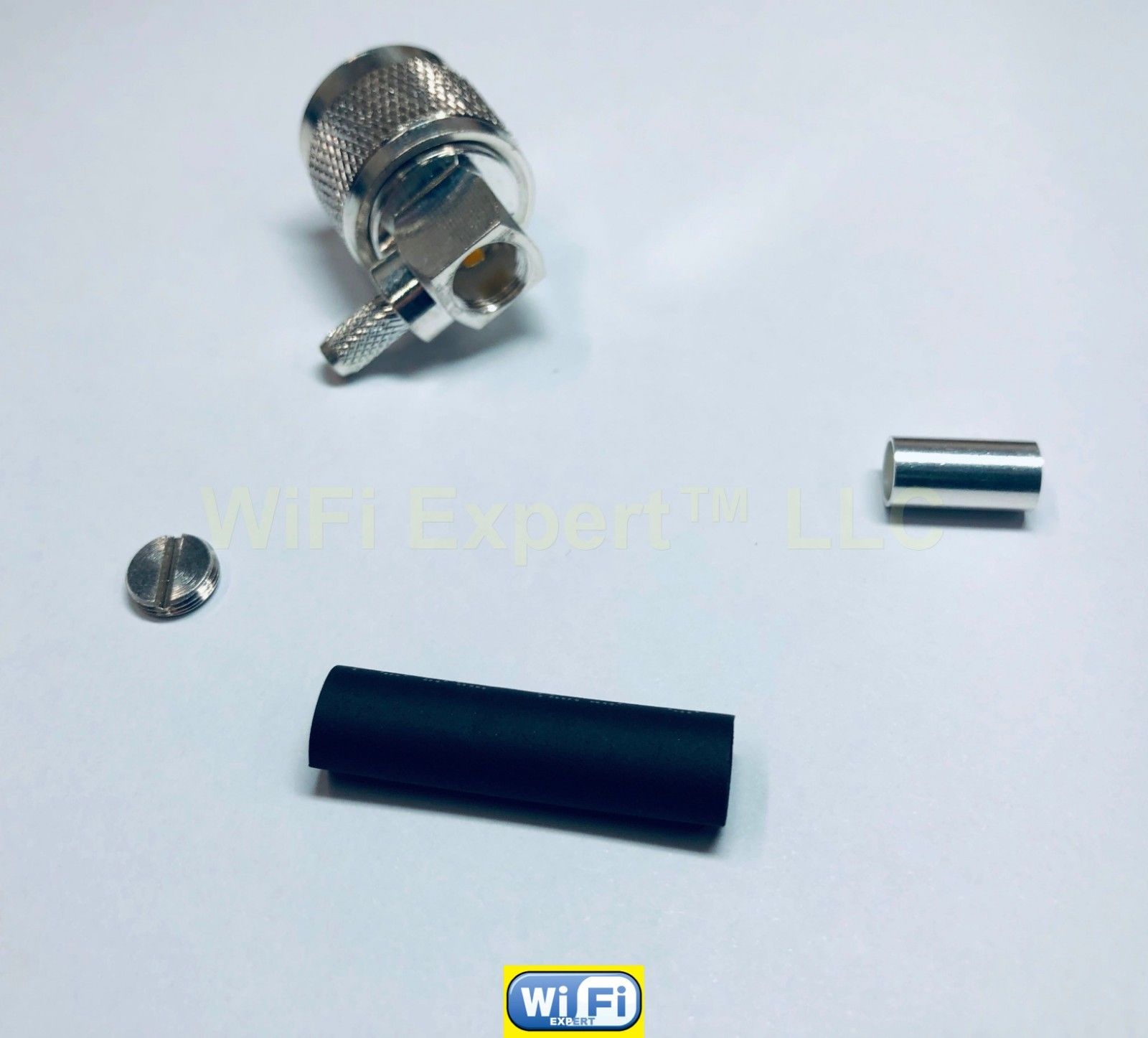 RG400 Silver Mini UHF Male to PL259 UHF Male Coax RF Cable USA Lot 