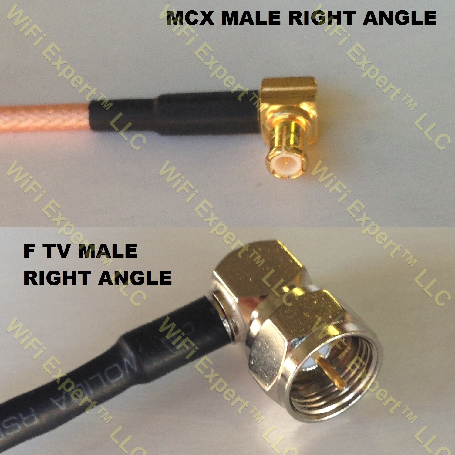 USA-CA RG316 F FEMALE to CRC9 MALE ANGLE Coaxial RF Pigtail Cable