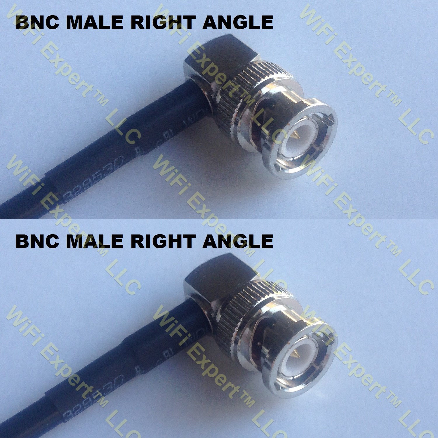 LMR195 BNC MALE ANGLE to BNC MALE ANGLE Coaxial RF Pigtail Cable
