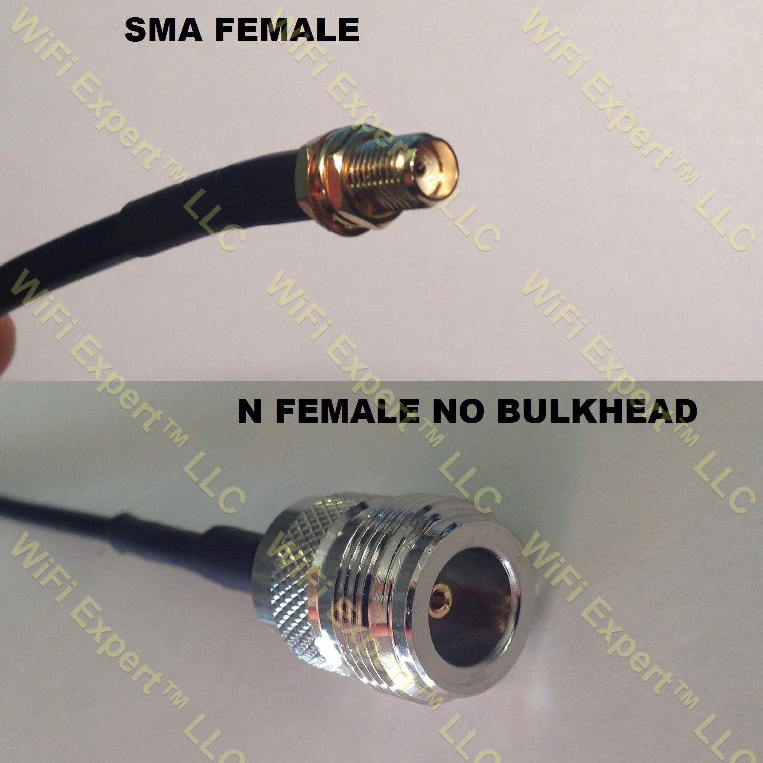 LMR195 SMA FEMALE to N FEMALE Coaxial RF Pigtail Cable