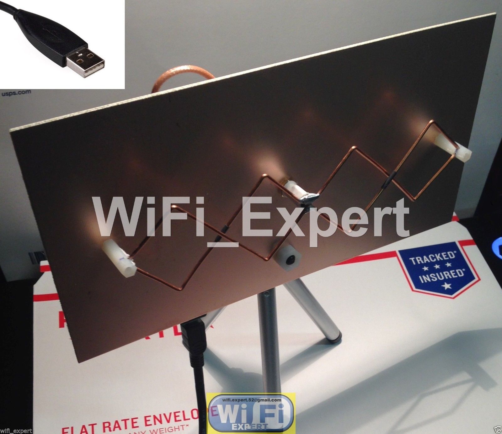 double biquad wifi antenna