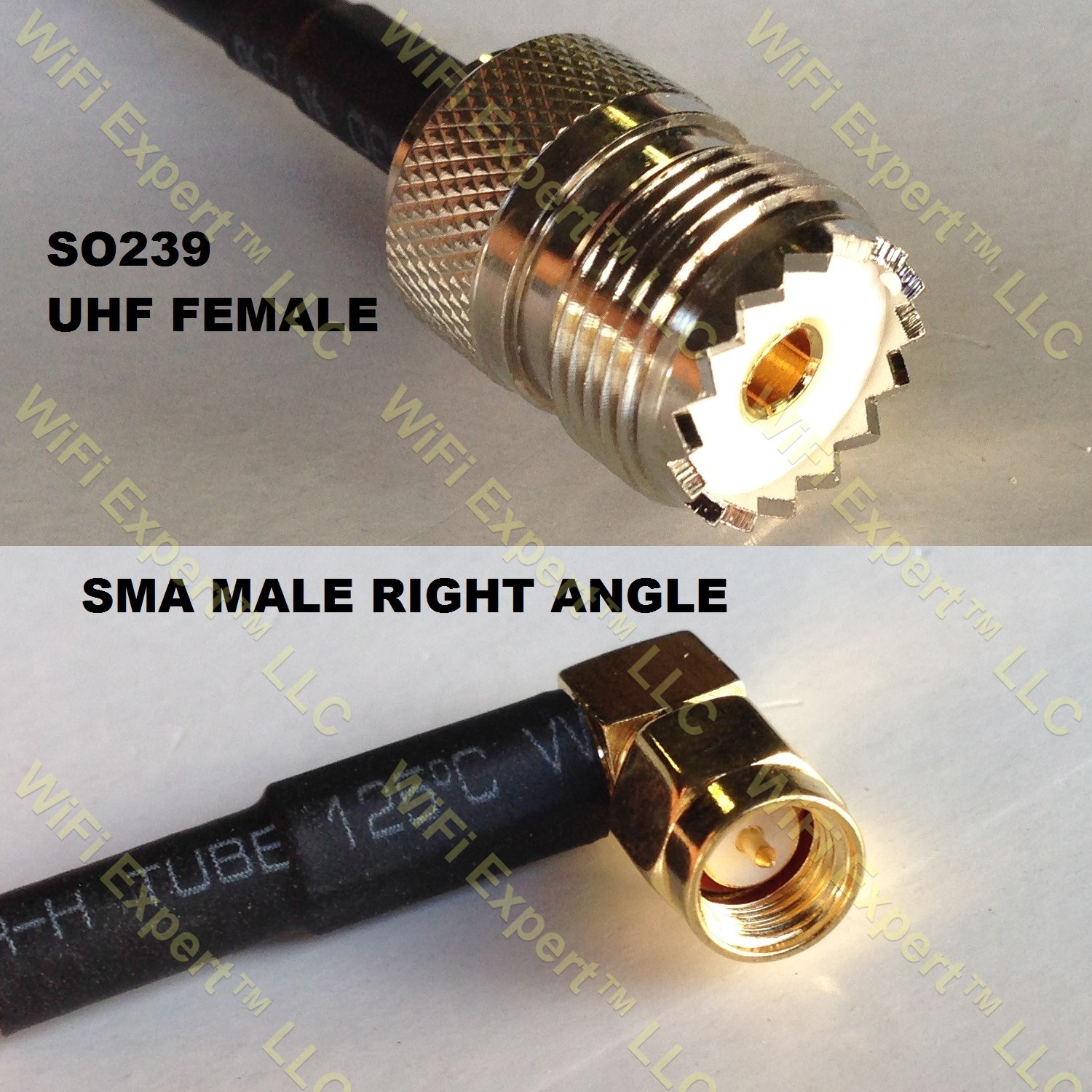 TIMES® LMR195 LOW LOSS FLEX COAX RF CABLE SMA MALE TO UHF SO239 FEMALE RADIO USA 