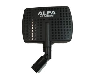 Alfa Wi-Fi 2.4GHz or 4G high gain directional panel antenna with RP-SMA Connector