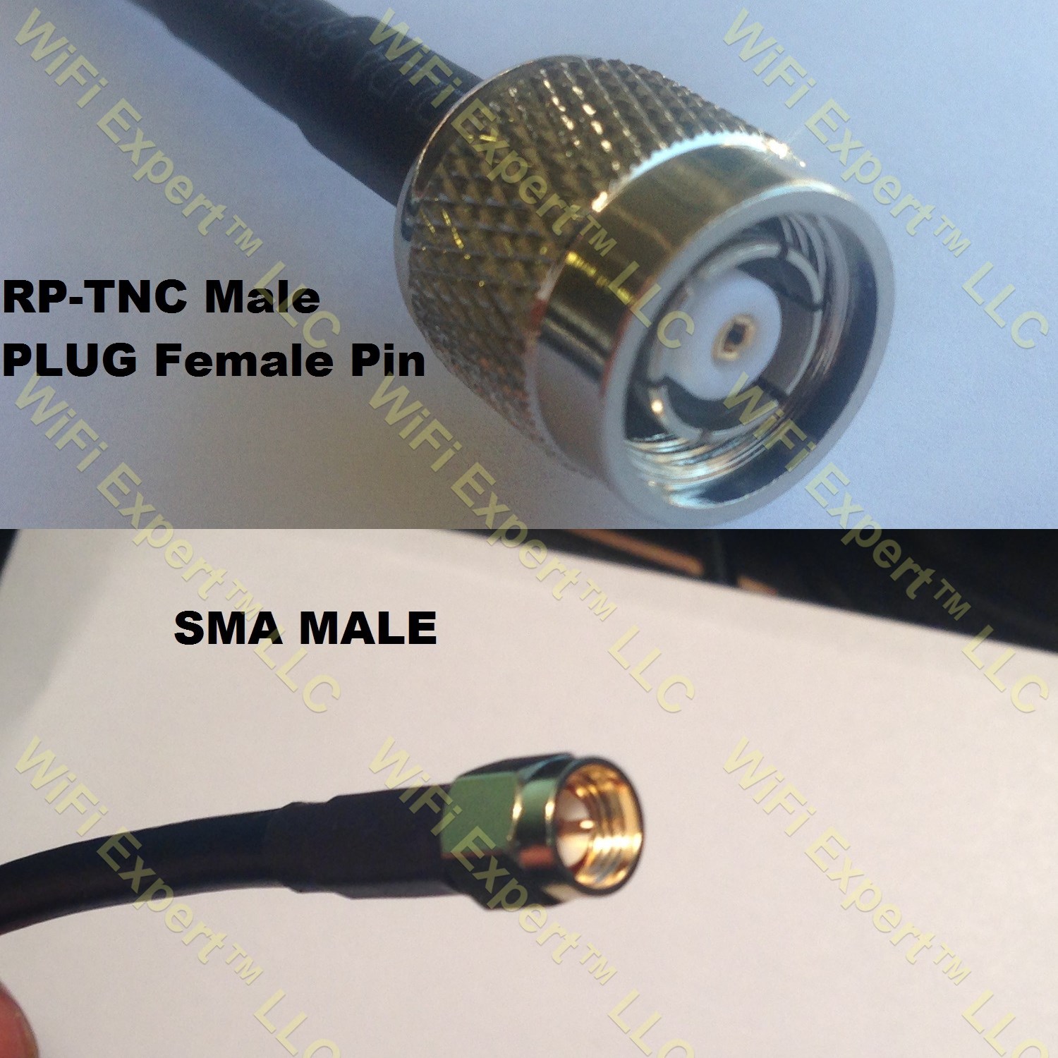 LMR240 RPTNC MALE to SMA MALE Coaxial RF Pigtail Cable RF Coaxial
