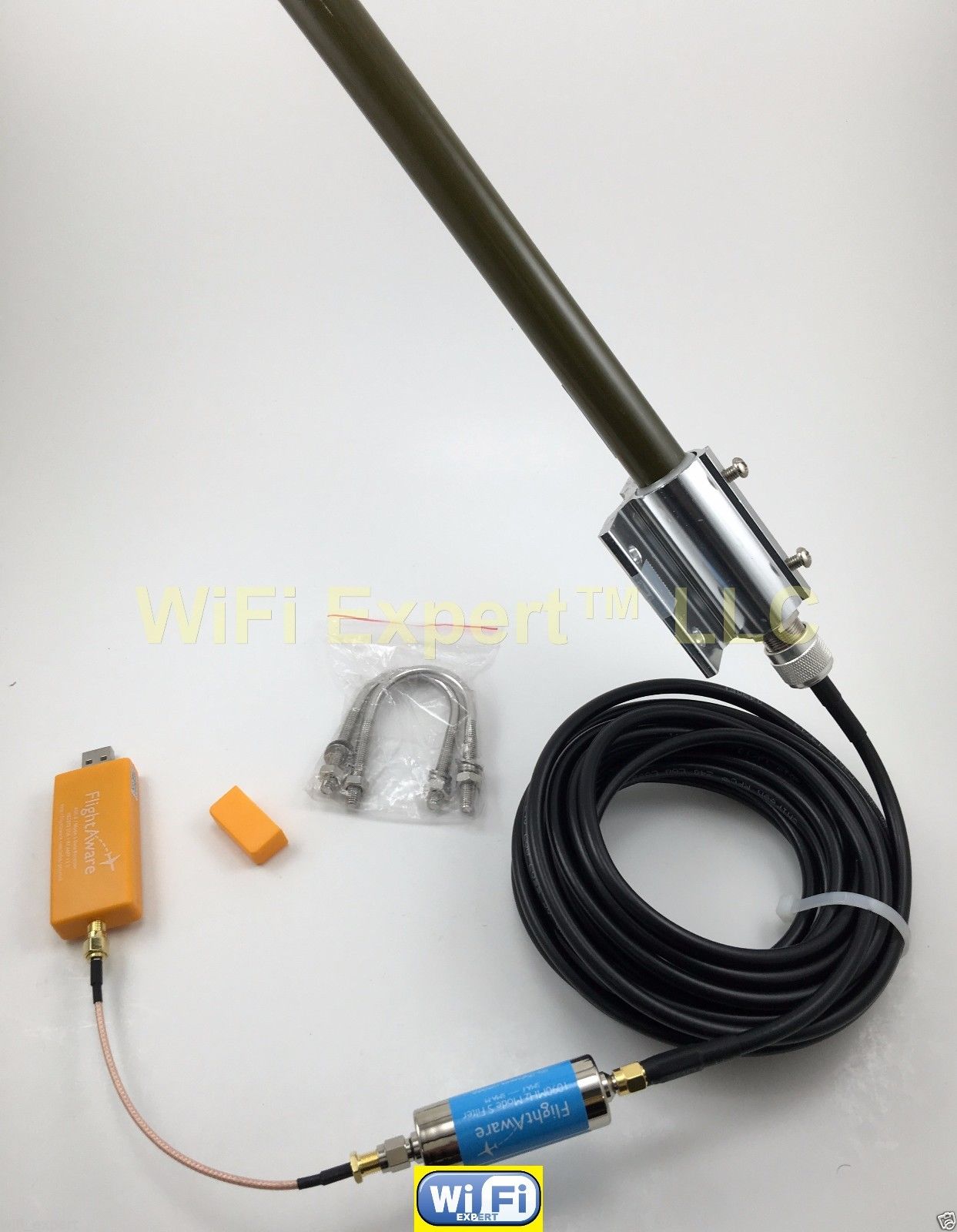 1090MHz ADSB Antenna + Cable + PRO USB Stick +Filter for