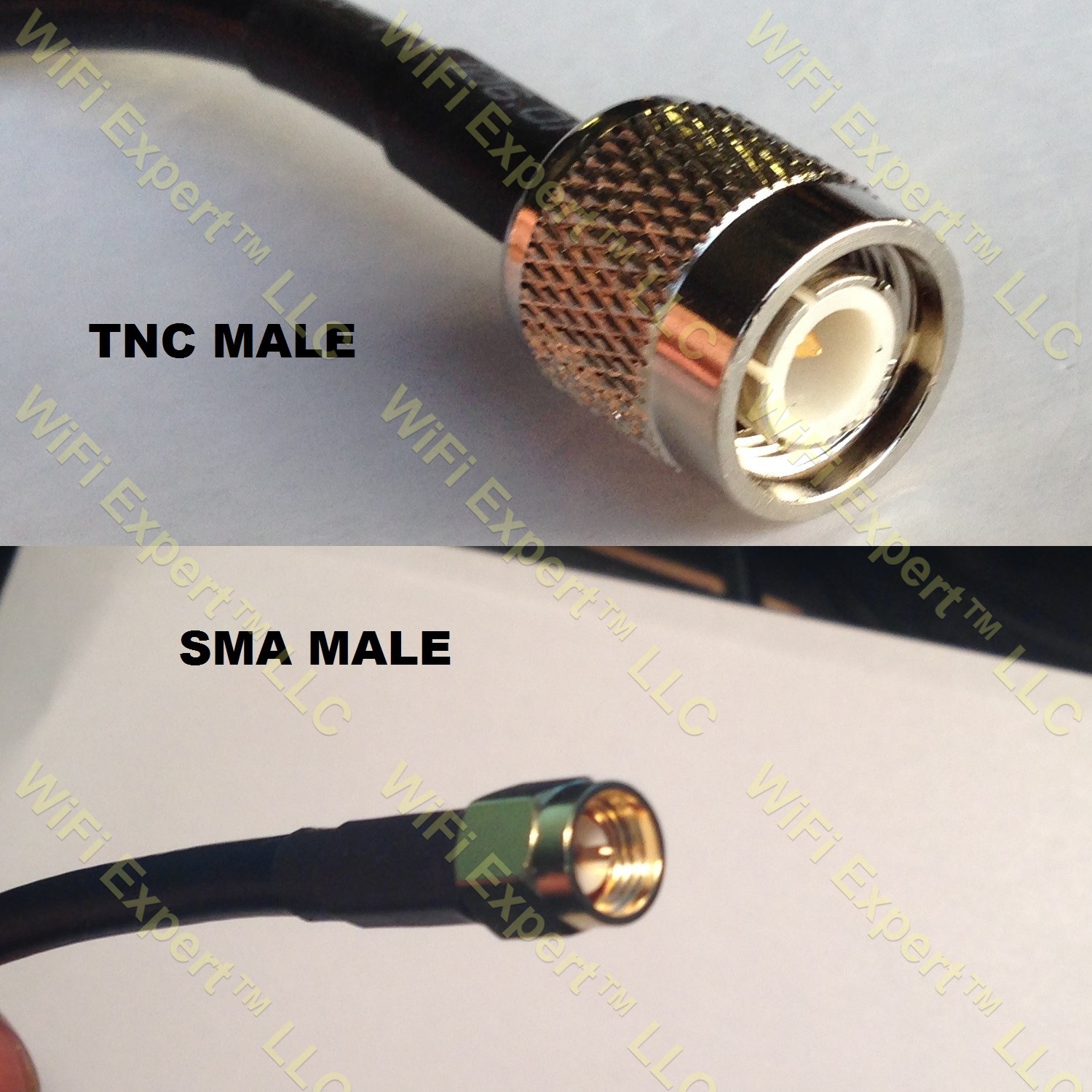 LMR400 TNC MALE to SMA MALE Coaxial RF Pigtail Cable