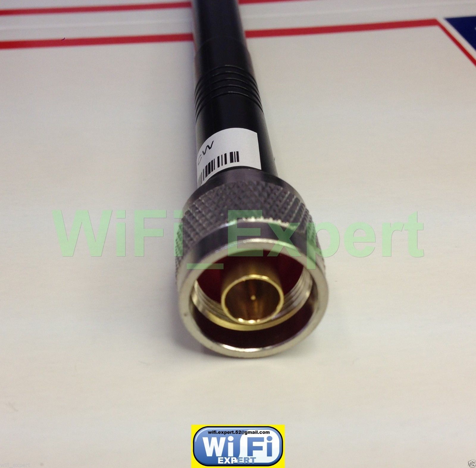 WiFi_Expert New ALFA 2.4GHz 9dBi N TYPE Male High Gain WiFi Wireless Antenna USA 