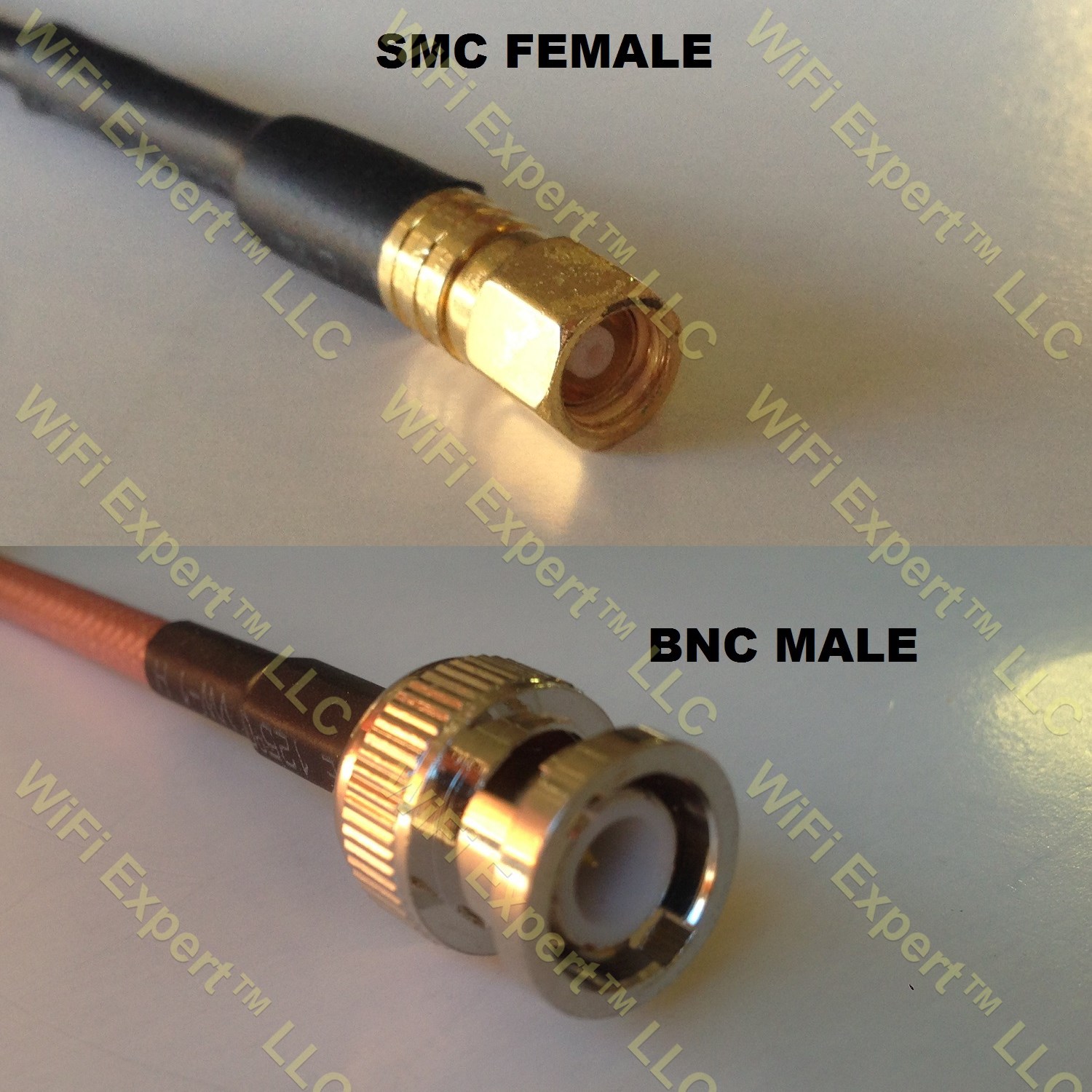 USA-CA RG174 SMC Female Angle to SMB FEMALE ANGLE Coaxial RF Pigtail Cable 