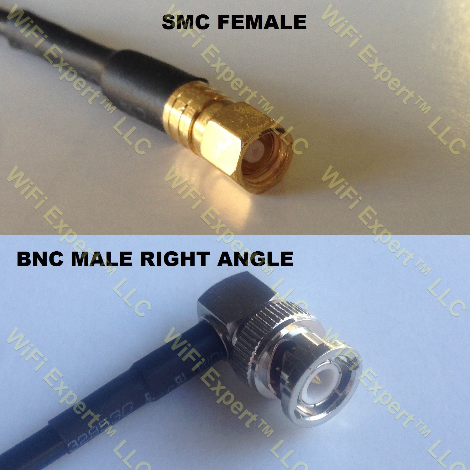 USA-CA LMR100 MMCX FEMALE ANGLE to TNC MALE Coaxial RF Pigtail Cable 
