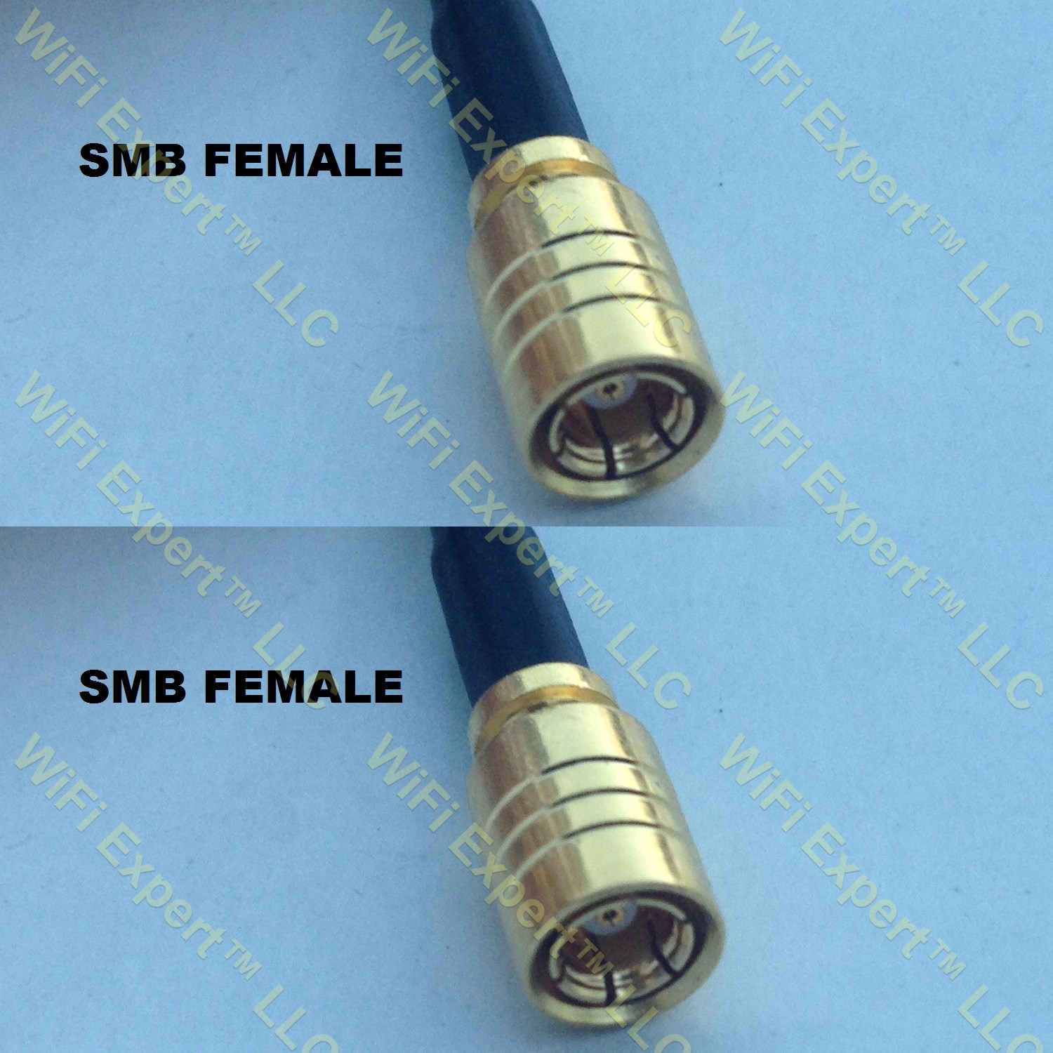 RG400 SMB FEMALE to SMB FEMALE Coaxial RF Pigtail Cable