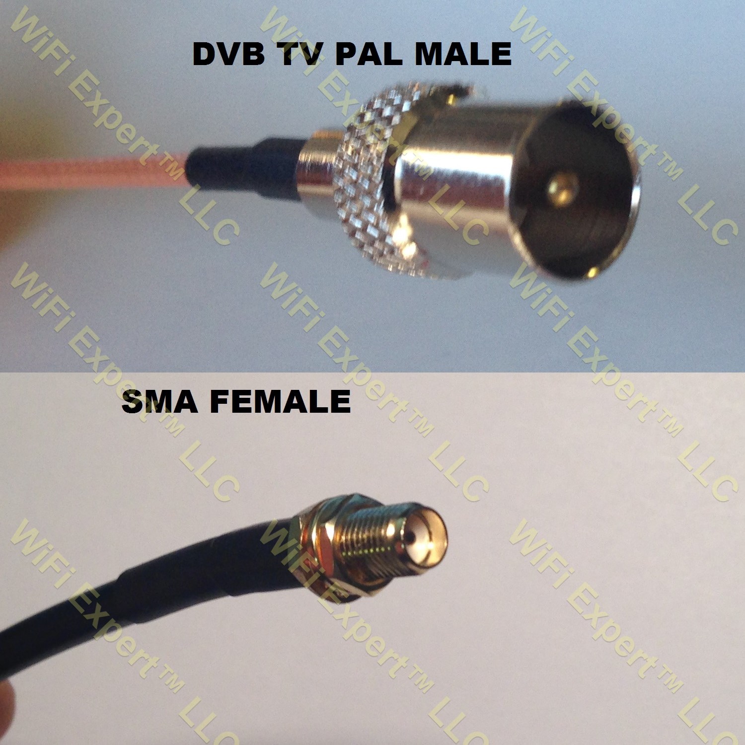 LMR100 DVB TV Pal Male to SMA FEMALE Coaxial RF Pigtail Cable