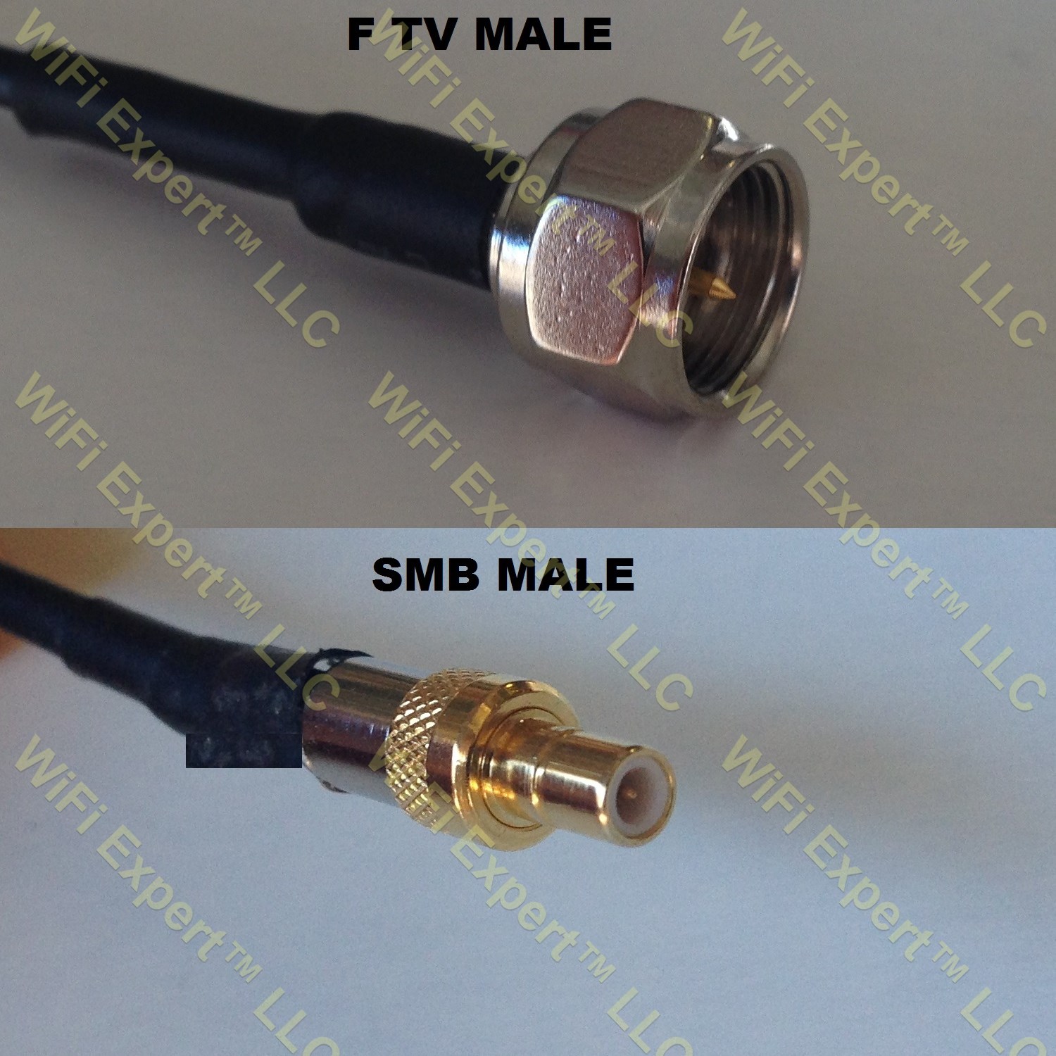 RG400 F MALE to SMB MALE Coaxial RF Pigtail Cable RF Coaxial Cables, Adapters, Connectors