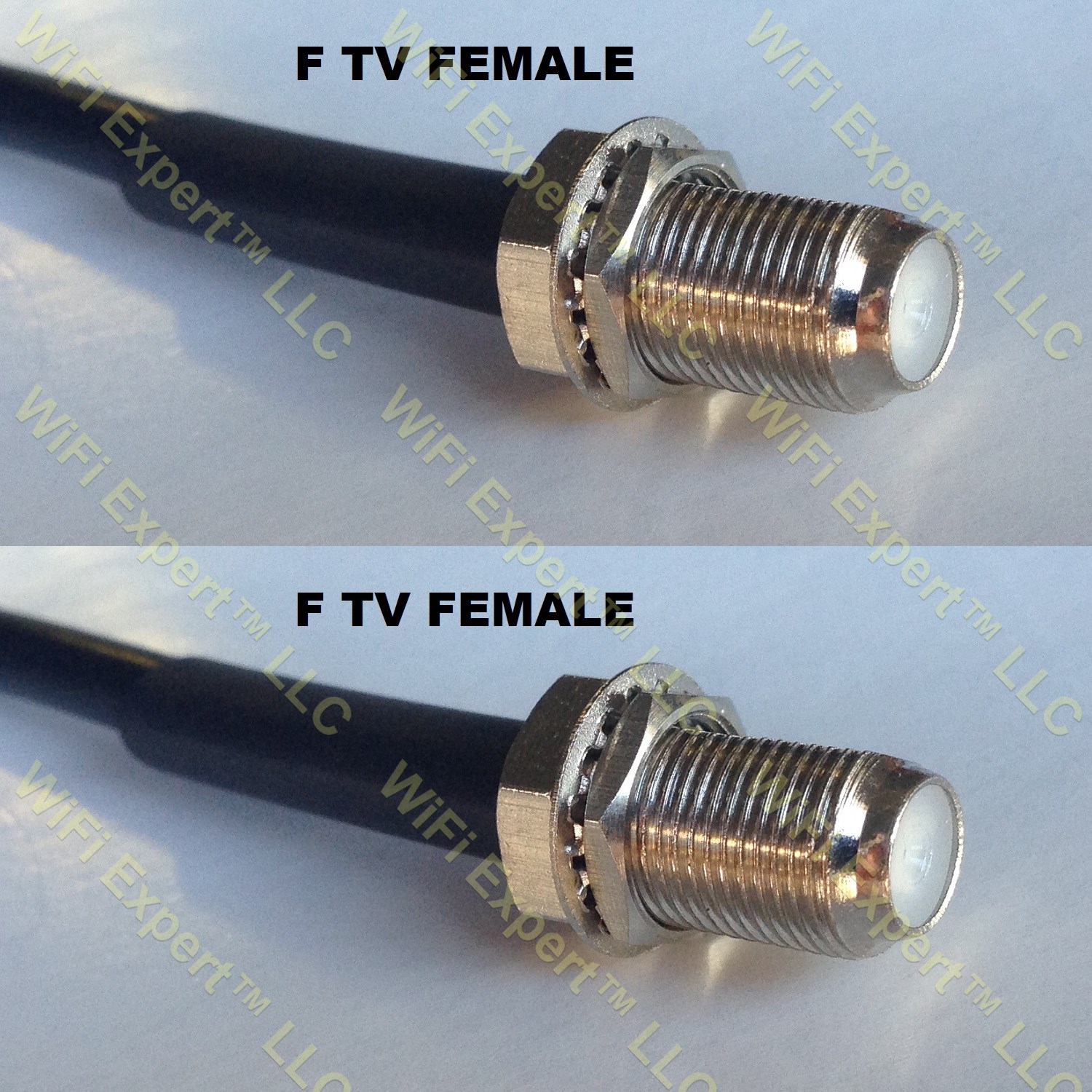 RG316 F FEMALE to F FEMALE Coaxial RF Pigtail Cable