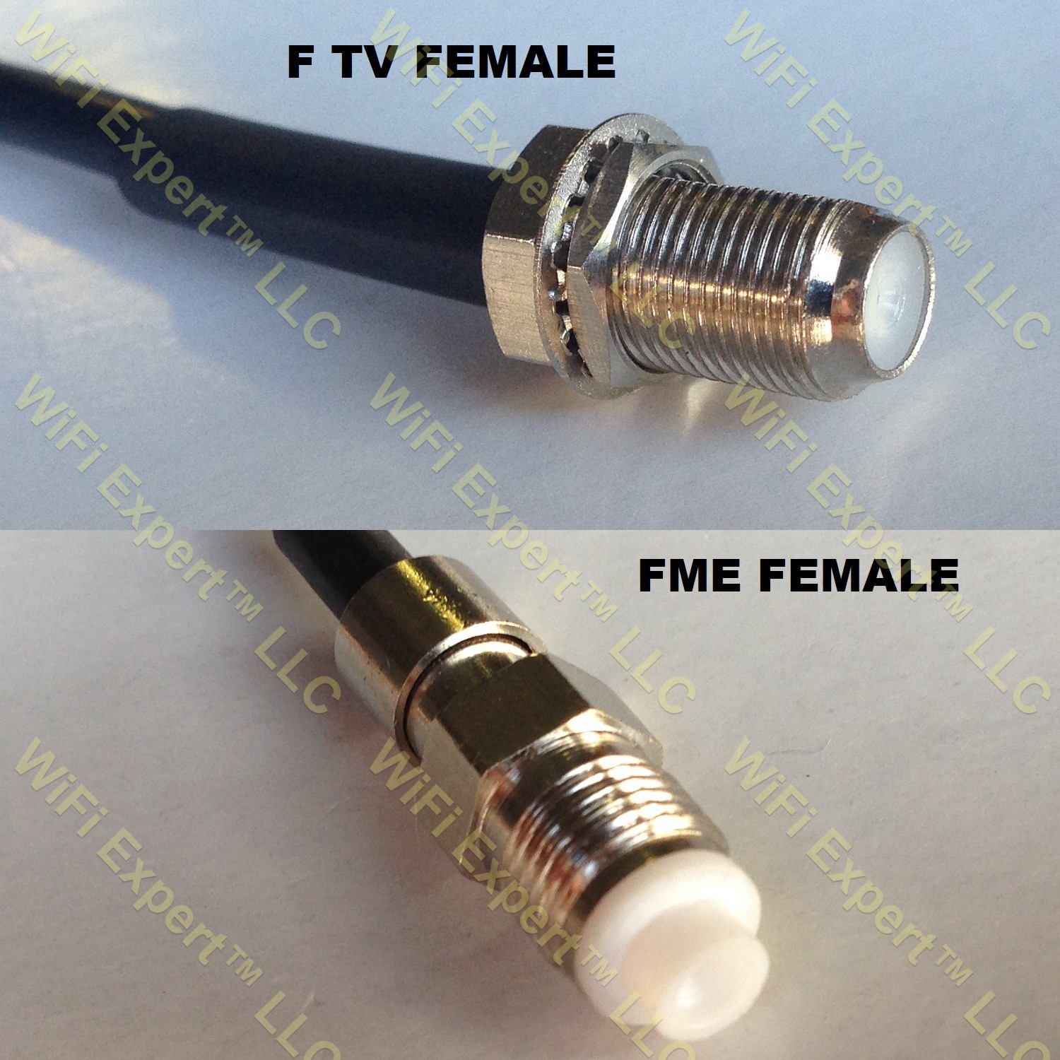 RG400 F FEMALE to FME FEMALE Coaxial RF Pigtail Cable RF Coaxial