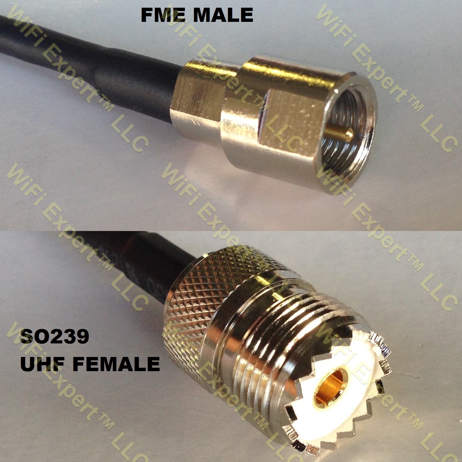1 Foot RG316 FME Male To TS9 Angle Male RF Pigtail Coaxial Cable