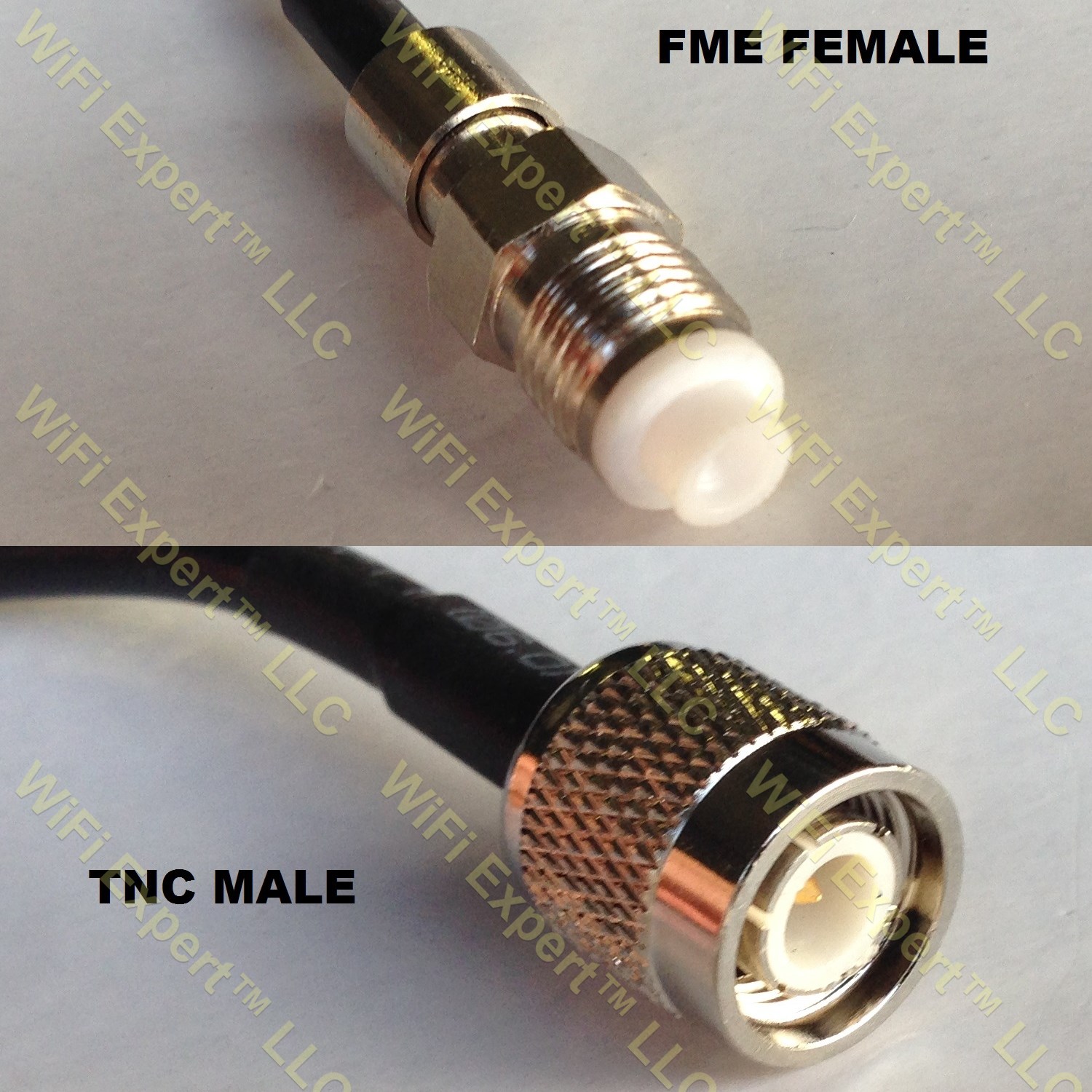 16FT Coaxial RG58 FME Female to TNC Male RF Pigtail Cable for Cell Phone Booster 