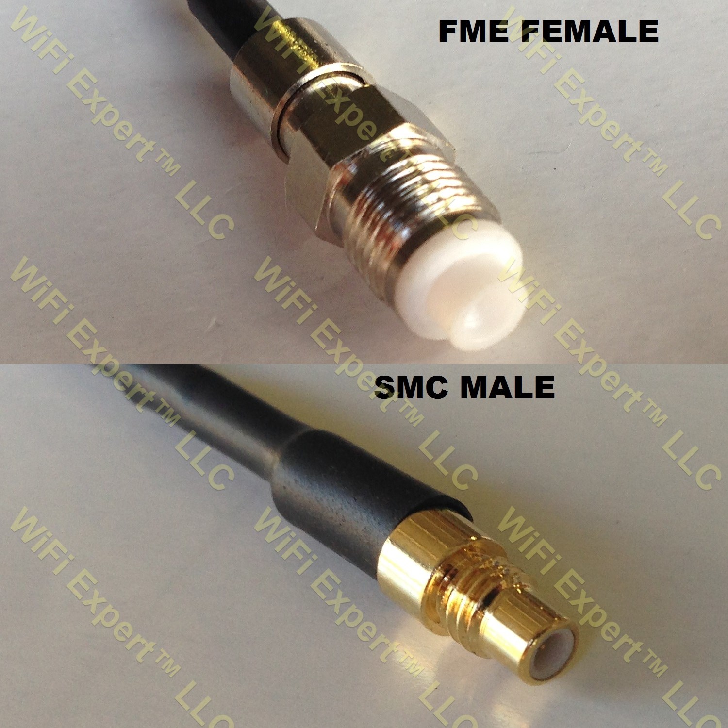 RG316 FME FEMALE to SMC MALE Coaxial RF Pigtail Cable