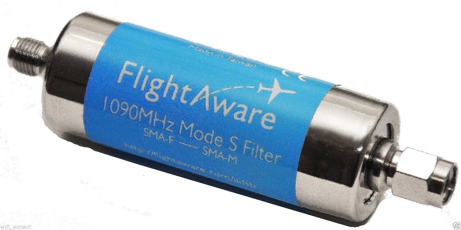 Car Antenna Band-pass SMA Filter FlightAware Raspberry ADS-B PRO USB Stick 