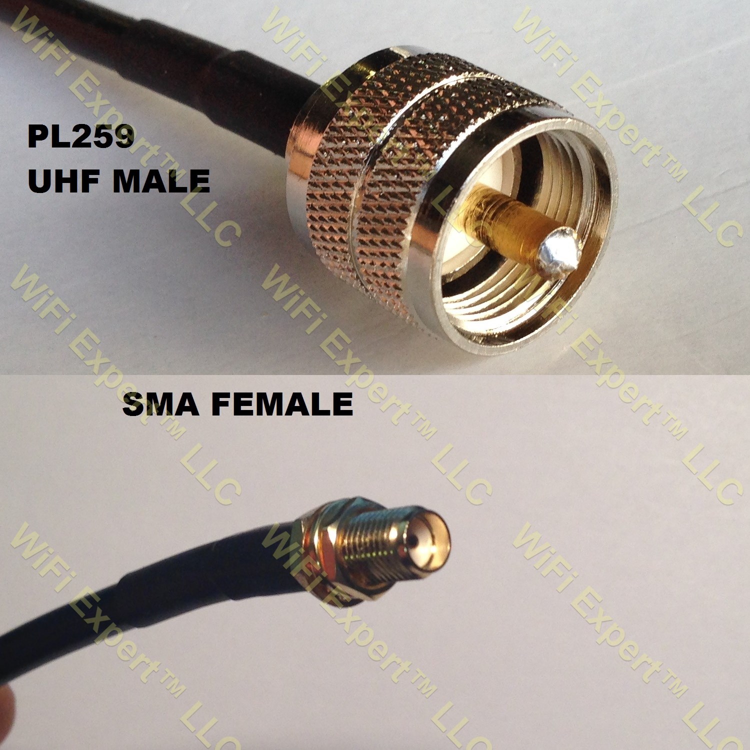 LMR240 PL259 UHF Male to SMA FEMALE Coaxial RF Pigtail Cable – RF 
