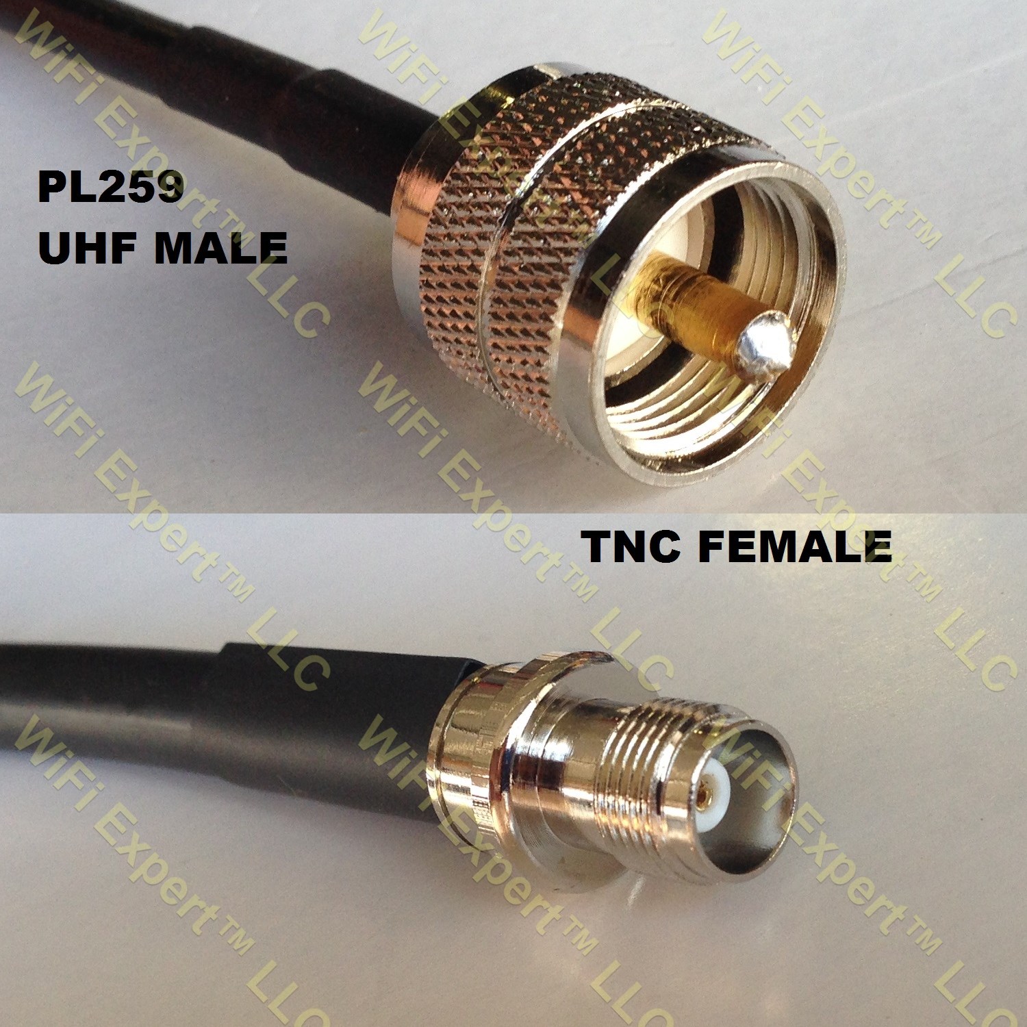 LMR400 PL259 UHF Male to TNC FEMALE Coaxial RF Pigtail Cable