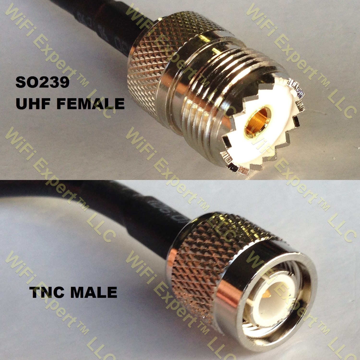 RG400 SO239 UHF Female to TNC MALE Coaxial RF Pigtail Cable