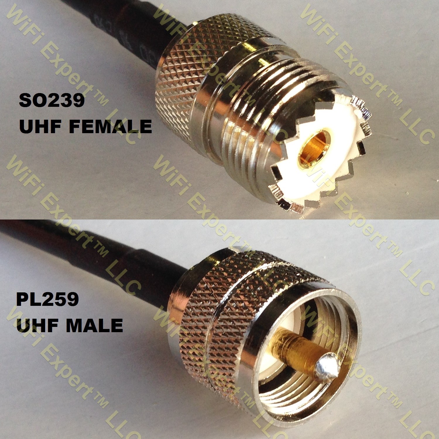 TIMES® RF pigtail cable UHF PL259 male to UHF SO239 female LMR400 100-200 FEET 